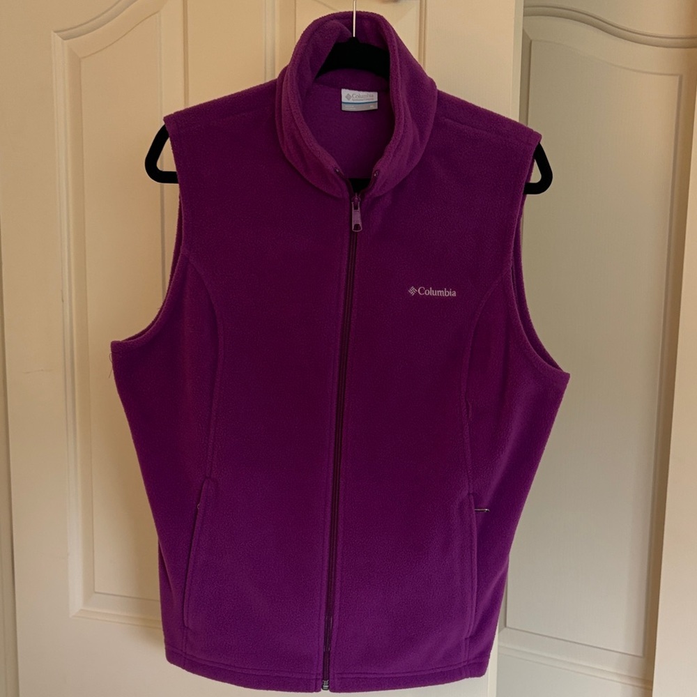 Columbia Rich Purple Fleece Vest